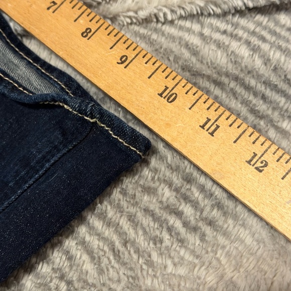 American Eagle Artist Jeans Womens 16 Blue Bootcut Flare Super Stretch Denim - Picture 10 of 12